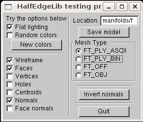 Panel that controls the rendering appearance